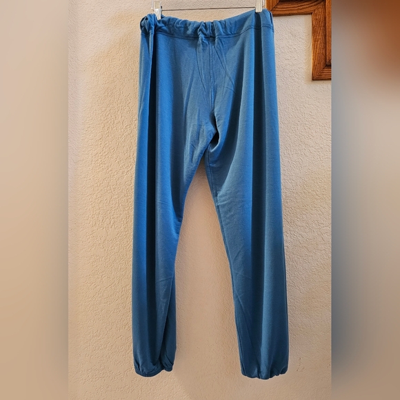 Bleusalt Sweatpants Size 2(M-L) Pacific Blue EUC - Picture 3 of 5
